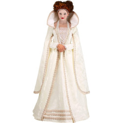 Fantasia Rainha Elizabeth Elizabethan Adulto Clássica 
