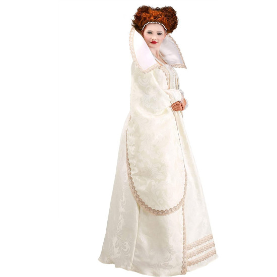 Fantasia Rainha Elizabeth Elizabethan Adulto Clássica 