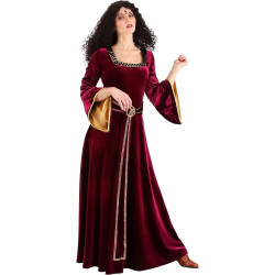 Fantasia Adulto Mamãe Gothel Rapunzel Enrolados