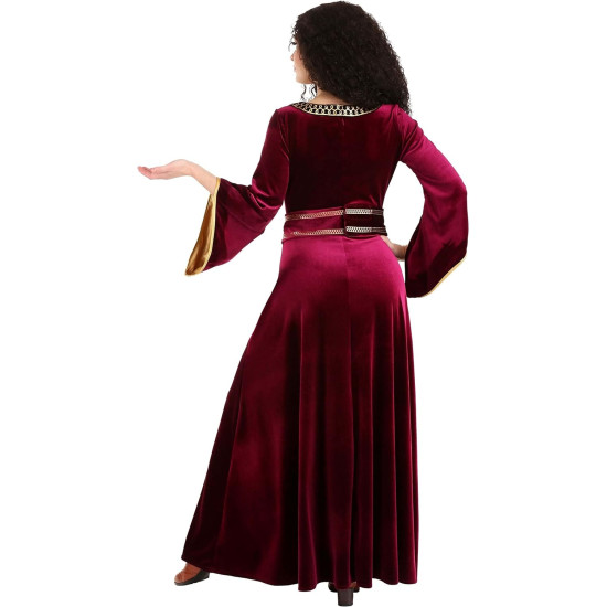Fantasia Adulto Mamãe Gothel Rapunzel Enrolados