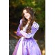 Fantasia Adulto Rapunzel Enrolados Luxo