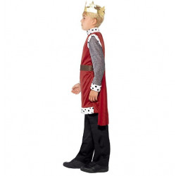 Fantasia Rei Arthur Guerreiro Medieval Luxo Infantil