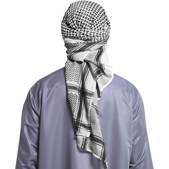 Adorno de Cabeça Árabe Sheik Preto Adulto Adorno de Cabeça Árabe Sheik Preto Adulto