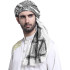 Adorno de Cabeça Árabe Sheik Preto Adulto