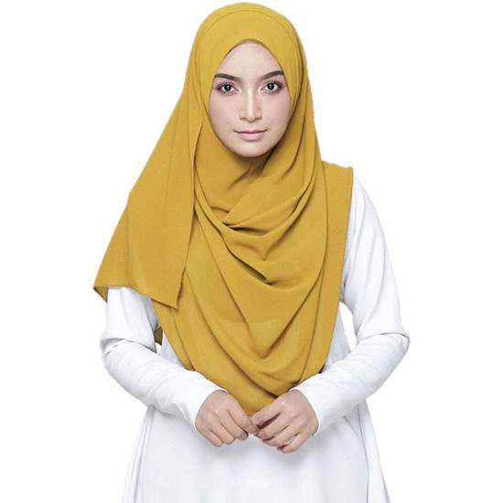 Adorno de cabeça Hijab Muslim Adulto Várias Cores
