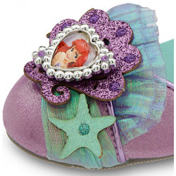 Sandália Pequena Sereia Ariel Luxo Infantil