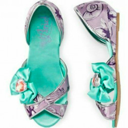 Sandália Pequena Sereia Ariel Luxo Infantil Cetin