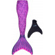 Cauda Sereia Luxo Infantil Lilás Cauda Sereia Luxo Infantil Lilás