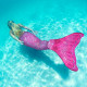 Cauda Sereia Luxo Infantil Rosa Cauda Sereia Luxo Infantil Rosa