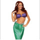 Fantasia Adulto Feminino Pequena Sereia Ariel Sexy Fantasia Adulto Feminino Pequena Sereia Ariel Sexy
