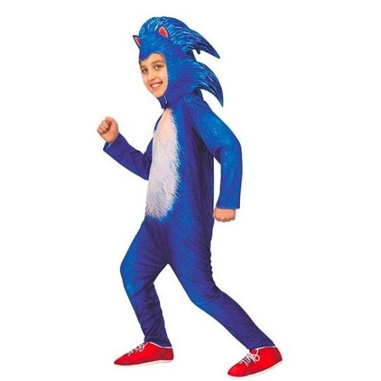 Fantasia Infantil Sonic the Hedgehog Clássica Nova Fantasia Infantil Sonic the Hedgehog Clássica Nova