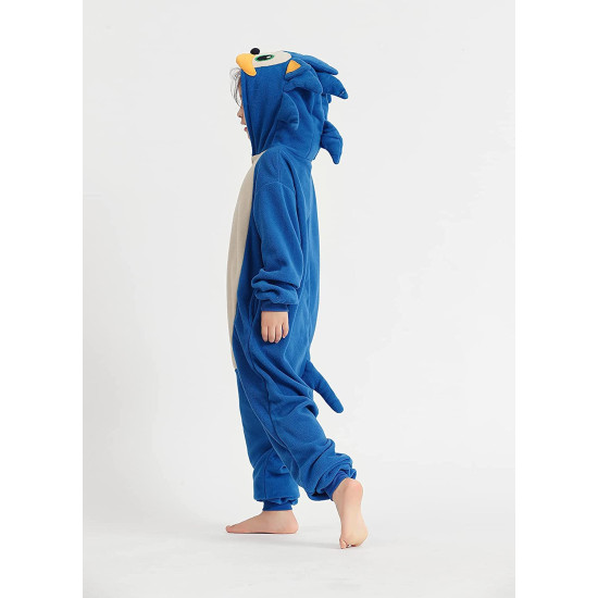 Fantasia Sonic the Hedgehog Infantil Macacão Fantasia Sonic the Hedgehog Infantil Macacão