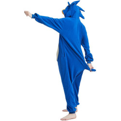 Fantasia Sonic the Hedgehog Luxo Adulto Macacão