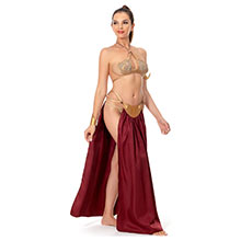 Fantasia Princesa Leia Escrava Star Wars Adulto Sexy Clássica Fantasia Princesa Leia Escrava Star Wars Adulto Sexy Clássica