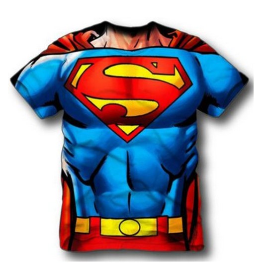 Camiseta do Super Homem Infantil Camiseta do Super Homem Infantil