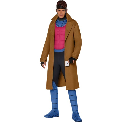 Fantasia Gambit Adulto X-men Masculino Marvel Fantasia Gambit Adulto X-men Masculino Marvel