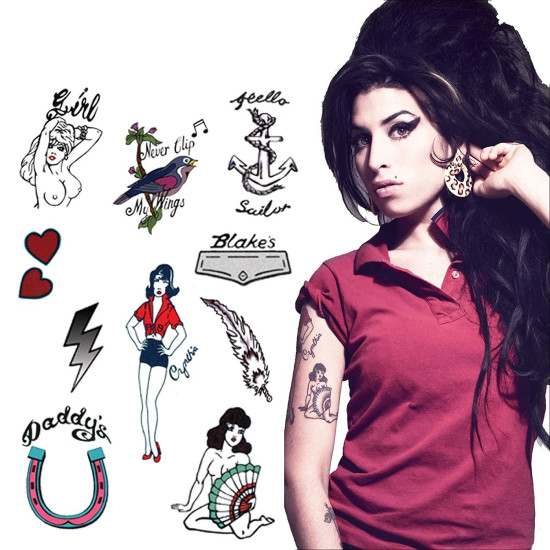 Tatuagem Amy Winehouse Tatuagem Amy Winehouse