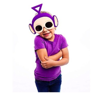 Óculos do Teletubbies Tinky Winky Óculos do Teletubbies Tinky Winky