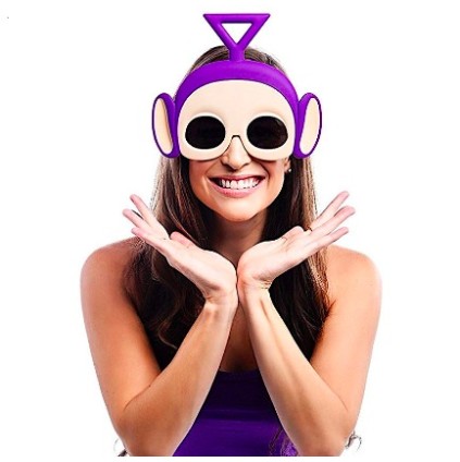 Óculos do Teletubbies Tinky Winky Óculos do Teletubbies Tinky Winky