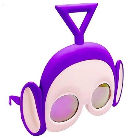 Óculos do Teletubbies Tinky Winky Óculos do Teletubbies Tinky Winky