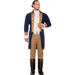 Fantasia Soldado Colonial Adulto Luxo