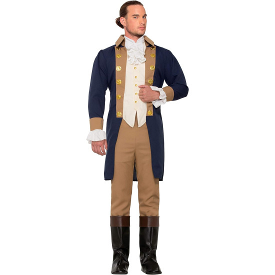 Fantasia Soldado Colonial Adulto Luxo