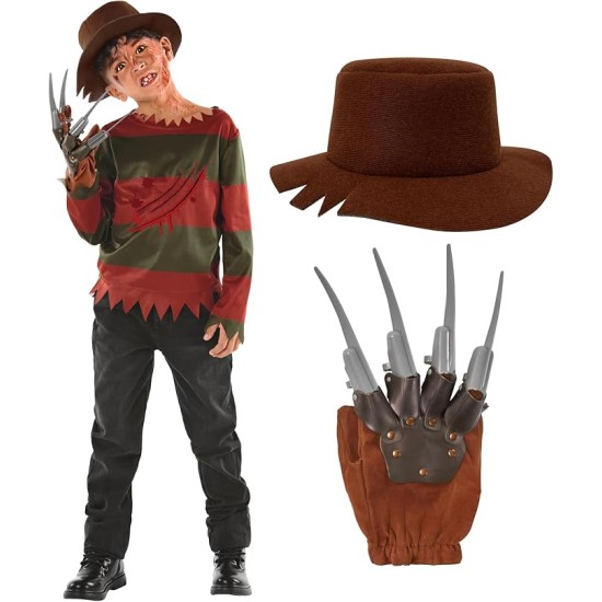 Fantasia Freddy Krueger Kit Clássica Infantil