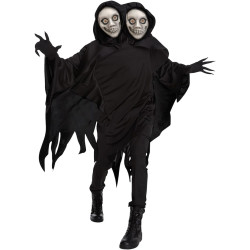 Fantasia Ghoul Pânico Assustadora Luxo Adulto