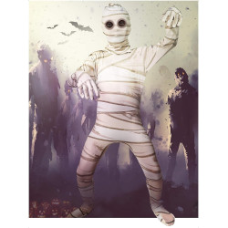 Fantasia Múmia Infantil Luxo