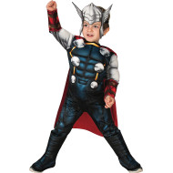 Fantasia Thor com Músculos Os Vingadores Infantil Bebê