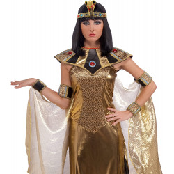 Enfeite de Cabeça Cleópatra Egípcio Dourado