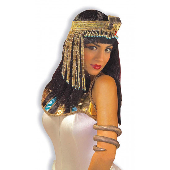 Enfeite de Cabeça Cleópatra Egípcio Luxo
