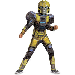 Fantasia Bumblebee Músculos Transformers Infantil