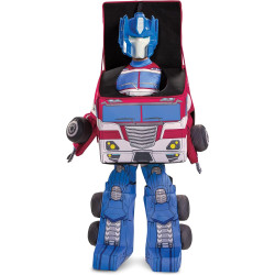 Fantasia Optimus Transformers Elite Infantil Carro