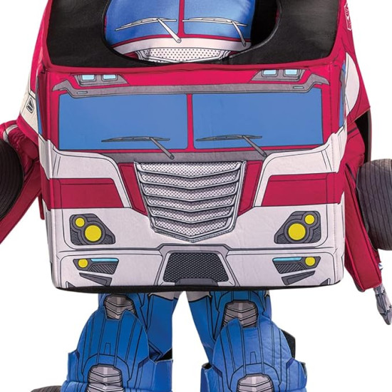 Fantasia Optimus Transformers Elite Infantil Carro