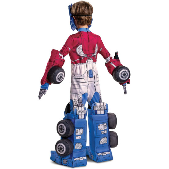 Fantasia Optimus Transformers Elite Infantil Carro