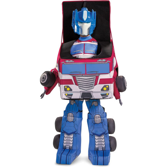 Fantasia Optimus Transformers Elite Infantil Carro
