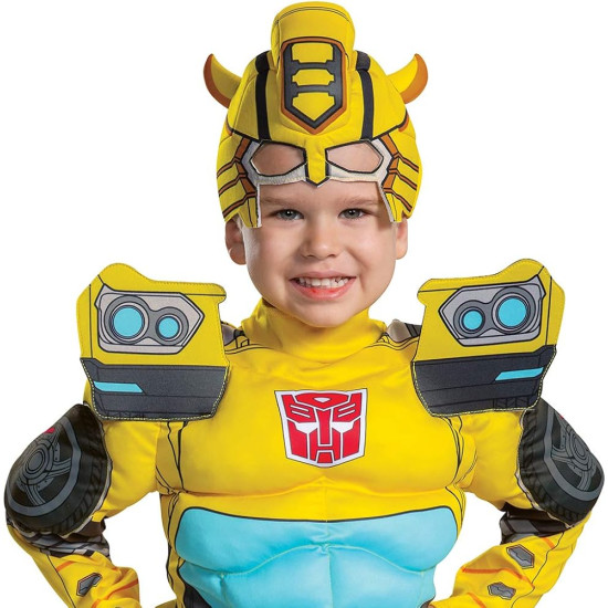 Fantasia Transformers 3D A Era da Extinção Bumblebee Infantil Bebê