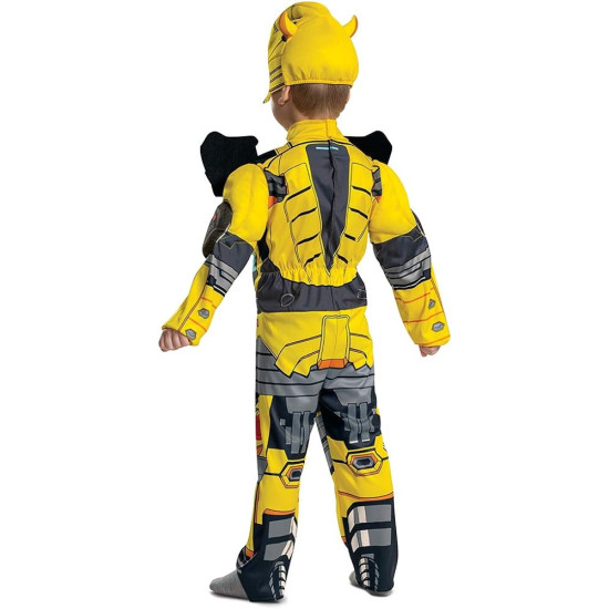 Fantasia Transformers 3D A Era da Extinção Bumblebee Infantil Bebê