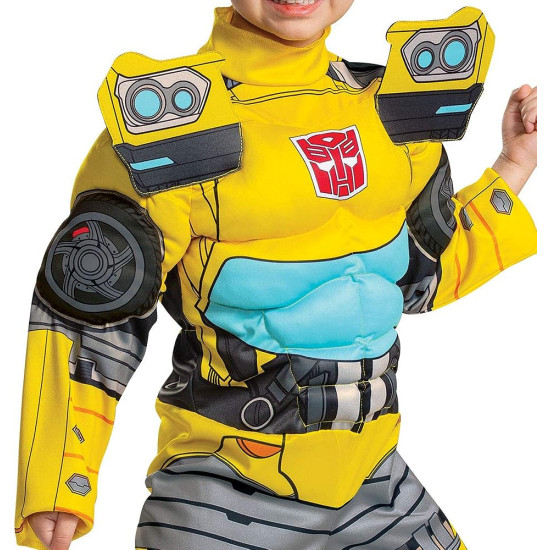 Fantasia Transformers 3D A Era da Extinção Bumblebee Infantil Bebê
