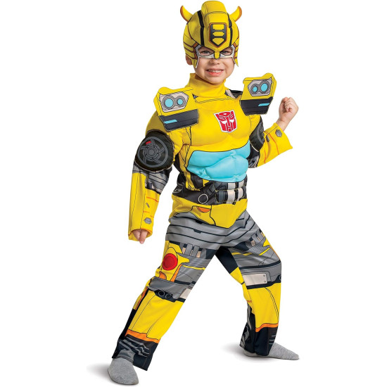 Fantasia Transformers 3D A Era da Extinção Bumblebee Infantil Bebê