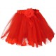 Tutu Infantil de Tule Floral Colorido