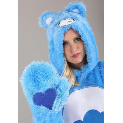 Fantasia Ursinho Carinhoso Azul Adulto Luxo