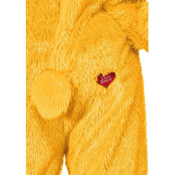 Fantasia Ursinho Carinhoso Laranja Infantil Luxo