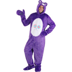 Fantasia Ursinho Carinhoso Lilás Adulto Luxo