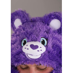 Fantasia Ursinho Carinhoso Lilás Adulto Luxo