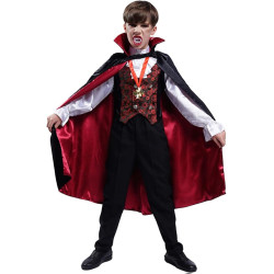 Fantasia Vampiro Gótico Clássica Infantil