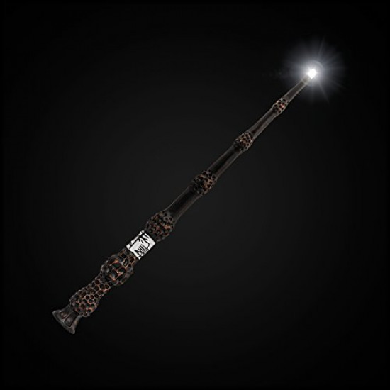 Varinha Harry Potter Dumbledor Luxo com Luz Varinha Harry Potter Dumbledor Luxo com Luz