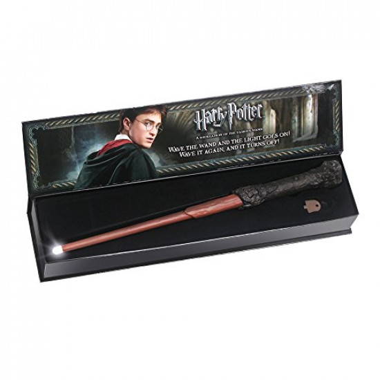 Varinha Harry Potter Luxo com Luz Varinha Harry Potter Luxo com Luz