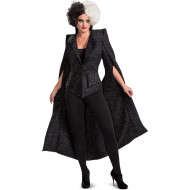 Fantasia Adulto Cruela Casaco Luxo